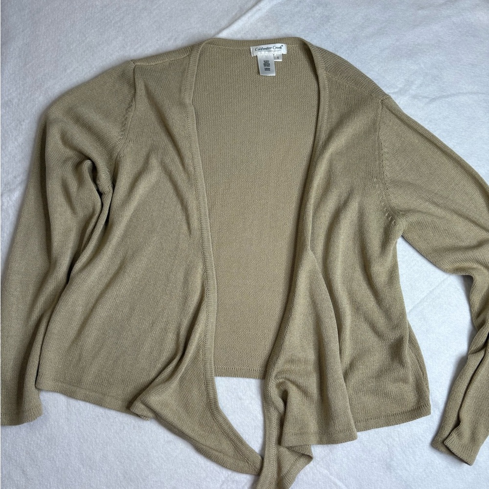 Coldwater Creek Tan Cardigan